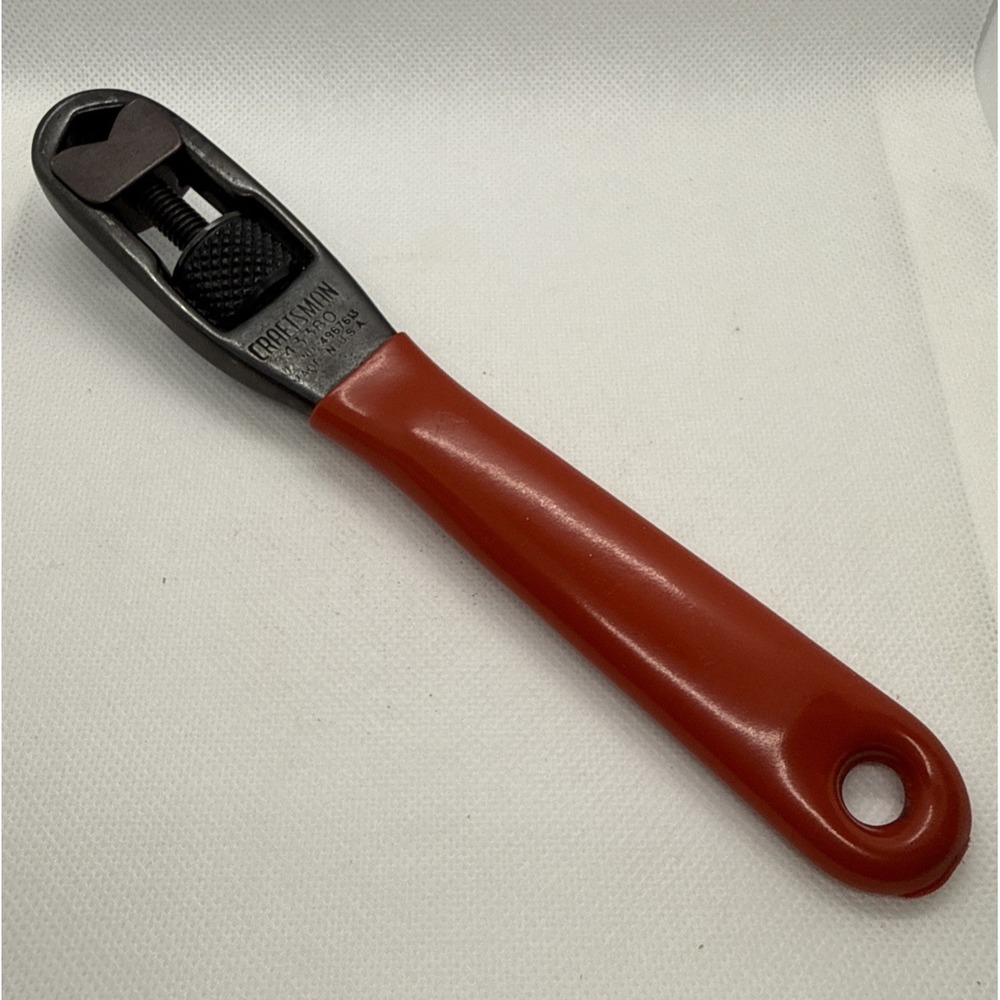 Vintage Craftsman Adjustable Box End, 10" Pocket Socket Wrench 43380 USA